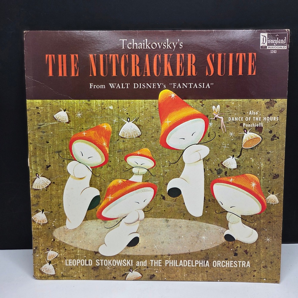 Disneyland Record The Nutcracker Suite Fantasia Vinyl LP DQ-1243 Stokowski 12"